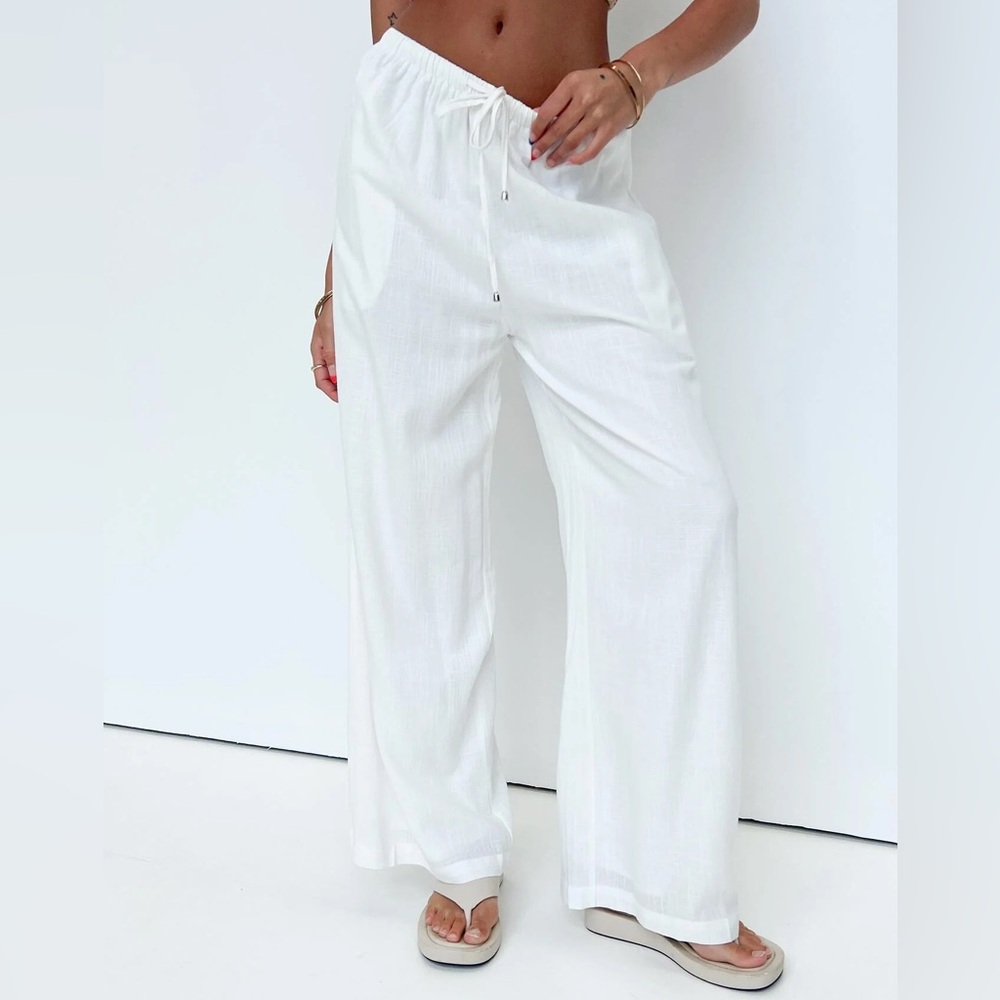 Princess Polly Ogilvie Linen Blend Pants